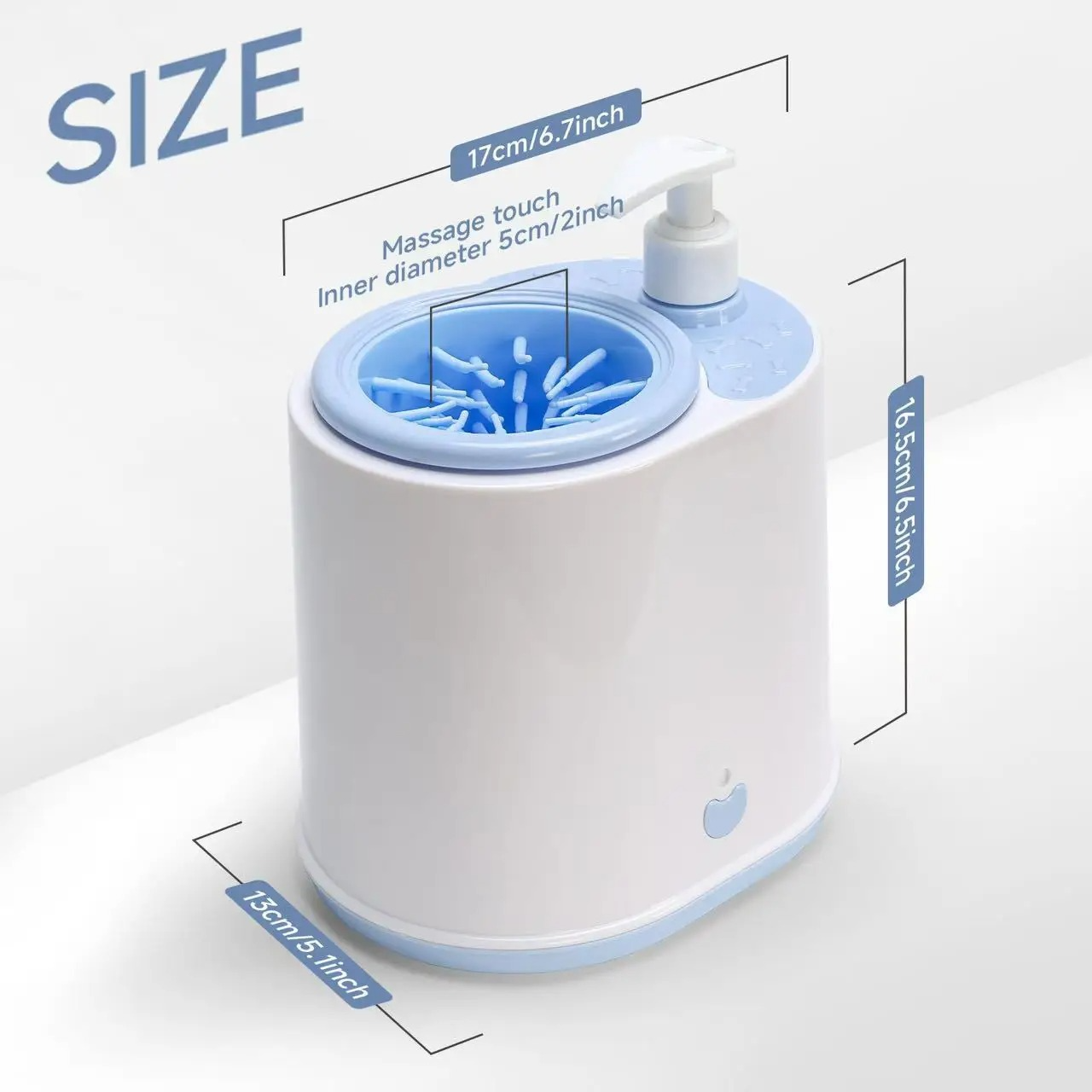 Easy Life™ 2-in-1 Automatic Pet Paw Cleaner with Built-in Soap Dispenser