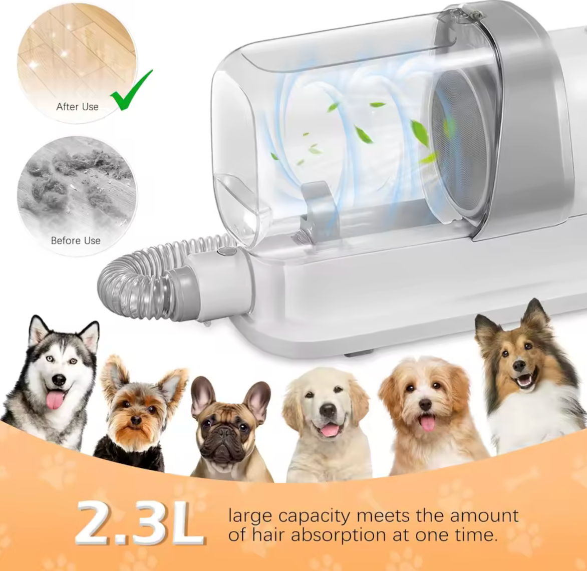 Easy Life™ 5-in-1 Pro Pet Grooming Vacuum
