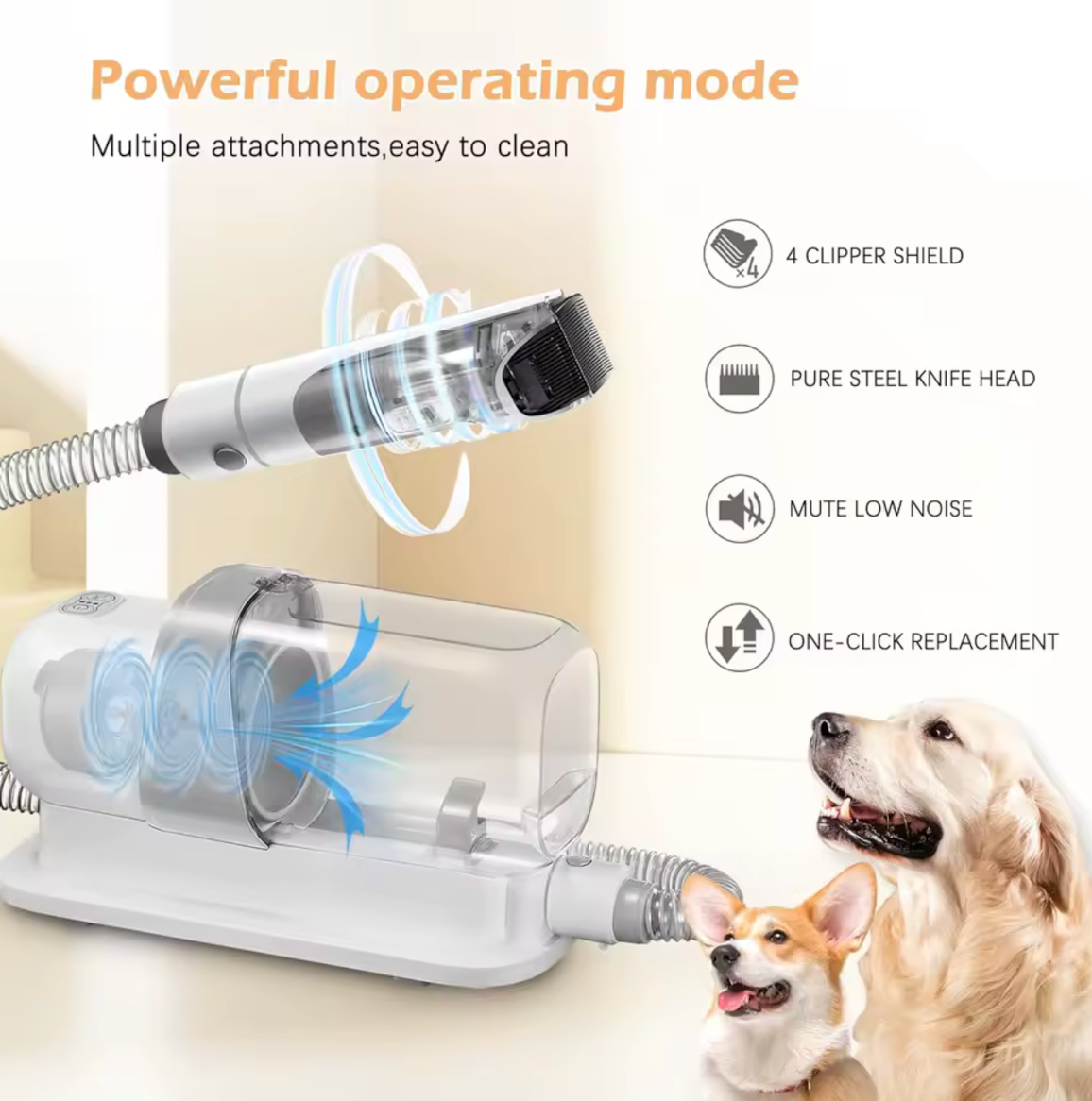 Easy Life™ 5-in-1 Pro Pet Grooming Vacuum