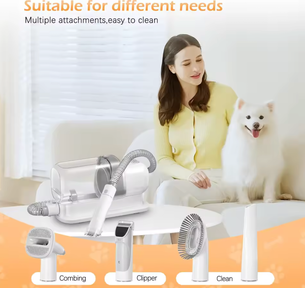 Easy Life™ 5-in-1 Pro Pet Grooming Vacuum