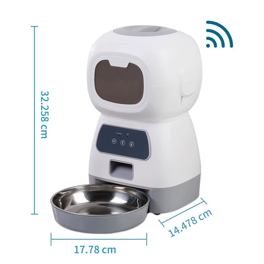 Easy Life™ Smart Wi-Fi Pet Feeder (3.5L)